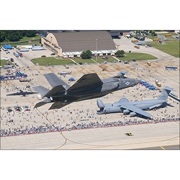 42x63 Poster; F-35C Lightning Ii Joint Strike Fighter Andrews Air Force Base