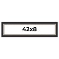 thumbnail image 1 of 42x8 Frame Black Real Wood Picture Frame Width 2.25 Inches | Interior Frame Depth 0.5 Inches |, 1 of 8
