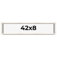 thumbnail image 1 of 42x8 Frame White Wash Solid Wood Picture Frame | 0.75 Inch Moulding Width | Includes UV Acrylic, 1 of 8