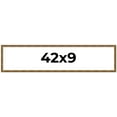 thumbnail image 1 of 42x9 Frame Gold Picture Frame - Complete Modern Photo Frame Includes UV Acrylic Shatter Guard, 1 of 8