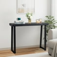 thumbnail image 1 of 43.3 Inch Solid Wood Console Table for Entryway, Sofa Table Narrow Entryway Table for Hallway, Behind The Couch, Living Room, Foyer, Black, 1 of 9