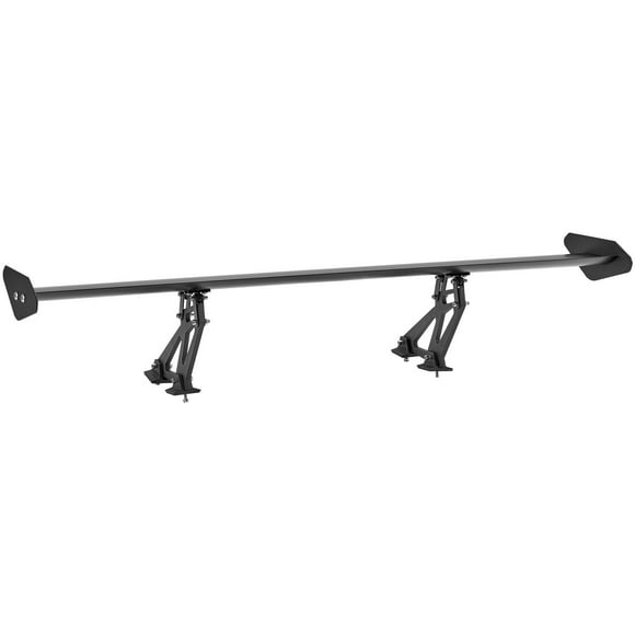 43.3" Universal GT Wing Spoiler - Lightweight Aluminum, Adjustable Car Rear Wing for Racing & Drift (Black, BGW/JDM Style)