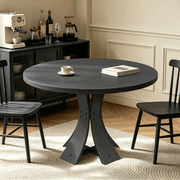 43.32 Round Dining Table for 4, Circle Modern Kitchen Table for Dining Room, Home