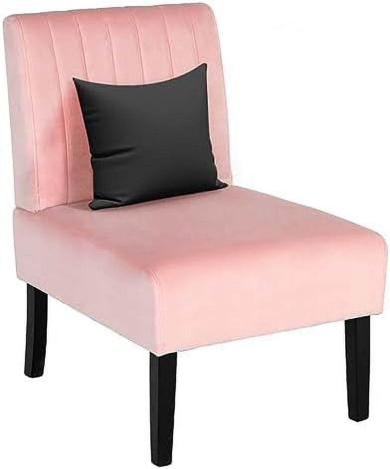 43" W Mini Small Comfy Couch Armless Loveseat Sofa for Bedroom with USB