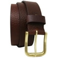thumbnail image 1 of 43-44  Men's Pebbled Full-Grain Leather Casual Jean Belt 26AX101TN, 1 of 1