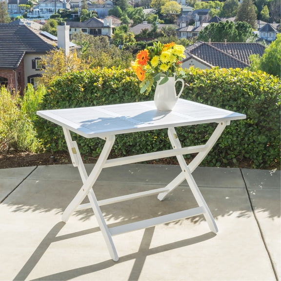 43.5" Foldable Dining Table | Slatted Top | Family BBQs