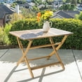 thumbnail image 1 of 43.5'' Wood Folding Table - , Build And Practical Design, 1 of 6