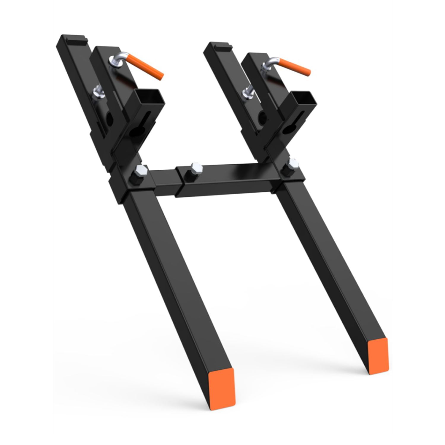 43/60" Clamp on Pallet Forks,2000/4000lbs Heavy Duty Tractor Forks