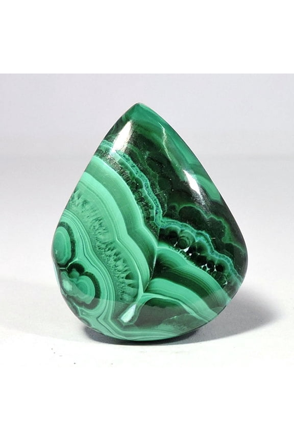 43.60Cts Natural Malachite Azurite Pear Shape Cabochon Gemstone For Jewelry