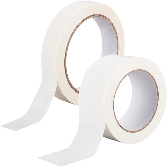 43.7 Yards 2 Sizes Cloth Bookbinding Repair Tape Antislip Adhesive Polyethylene Tape Non Reflective Roll White Hinging Archival Safe Tape