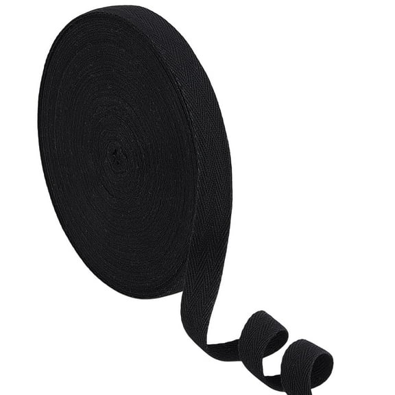 43.7 Yards Black Bookbinding Sewing Tape 3/4Inch Wide Bookbinding Repair Tape Cloth Supplies for Bookbinding Book Arts Sewing DIY CraftBlack
