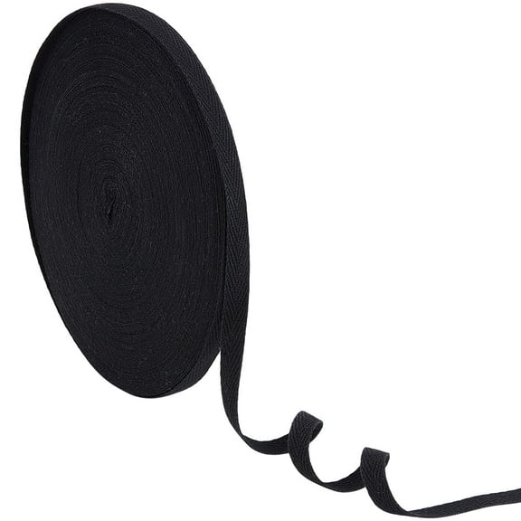 43.7 Yards Black Bookbinding Sewing Tape 3/8Inch Wide Bookbinding Repair Tape Cloth Supplies for Bookbinding Book Arts Sewing Craft Black DIY