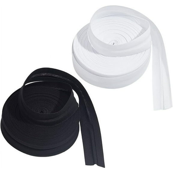 43.74 Yards(40m) 2 Colors Bias Tape 1 Inch Double Fold Bias Tape Bias Binding Flat Polyester Ribbons for Sewing Quilting Binding Hemming colorful