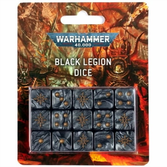 Warhammer 40K: Black Legion Dice (15)