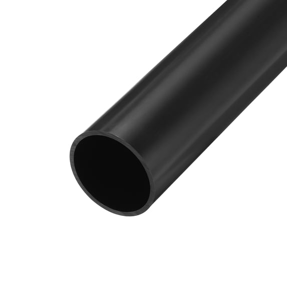 Uxcell Rigid Round Pipe Dark Grey High Impact for Water Pipe 1.72 x 1.89"