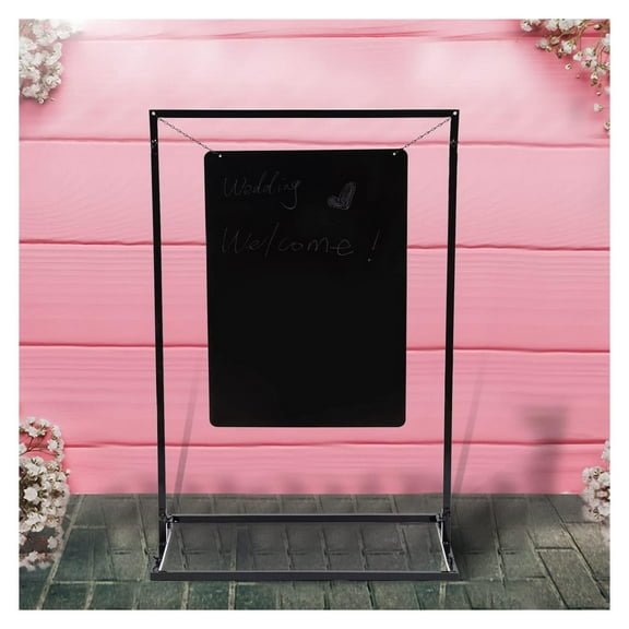 43" Arch Wedding Welcome Sign Backdrop Stand with Bases for Ceremony, Party Photo Booth Decor Frame Event Garden Arch Abor Photography Background Display Rack Balloon Flower Decor