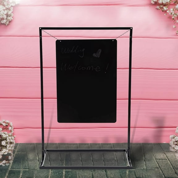 43" Arch Wedding Welcome Sign Backdrop Stand with Bases for Ceremony, Party Photo Booth Decor Frame Event Garden Arch Abor Photography Background Display Rack Balloon Flower Decor