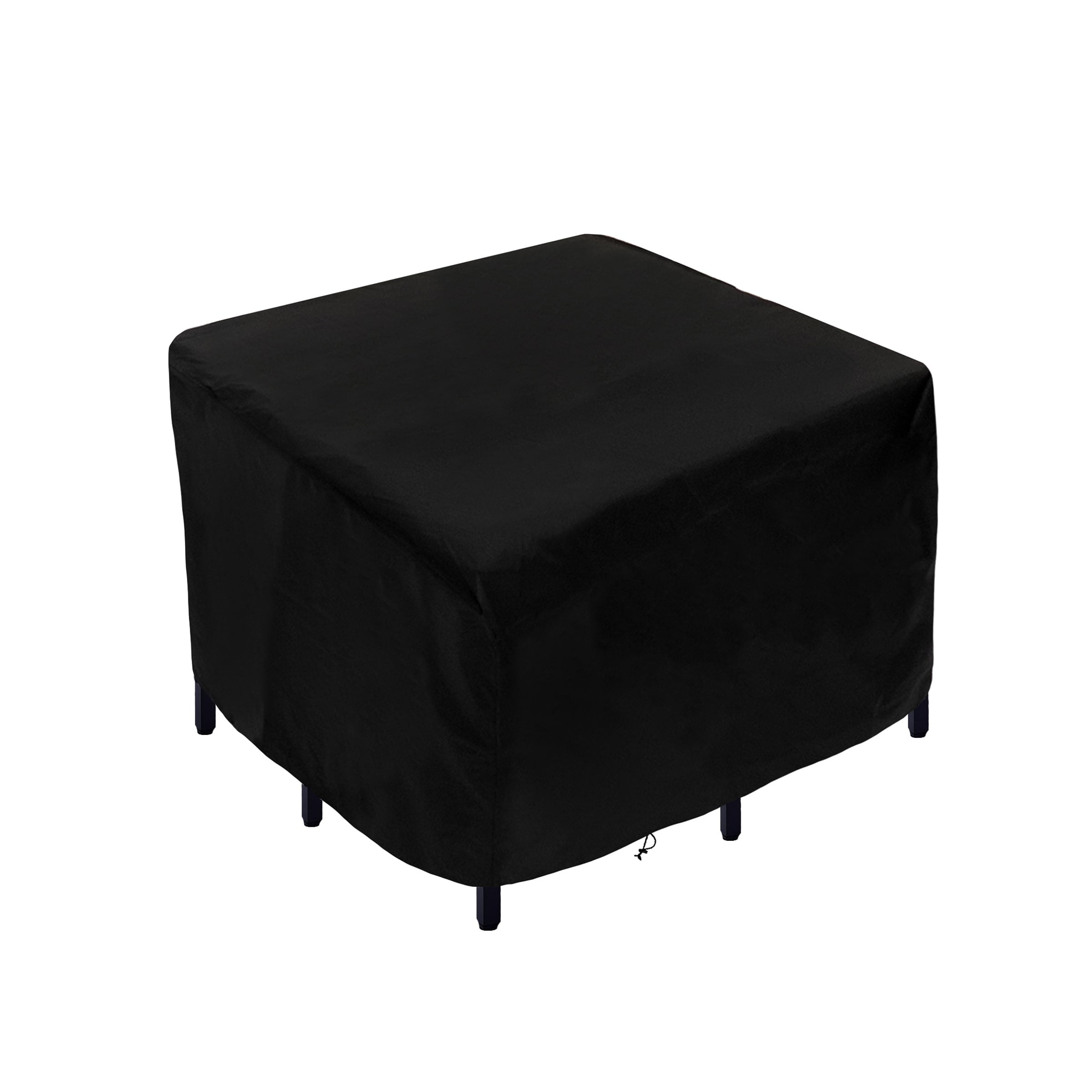 Black Waterproof Polyester Patio Furniture Cover, 43 Inches
