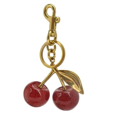 43 Colors Keychain Cherry Bag Charms Purse: Key Chains Women Cute - Car keyrings leather handbags - Fashion enthusiasts