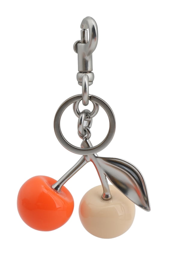 43 Colors Keychain Cherry Bag Charms Purse: Key Chains Women Cute - Car keyrings leather handbags - Fashion enthusiasts