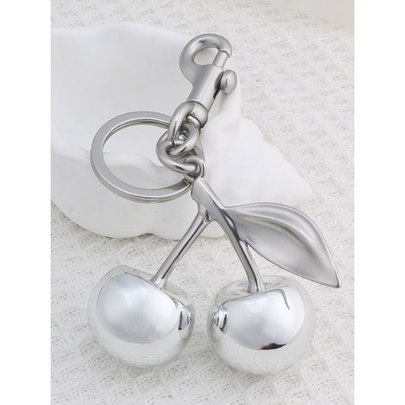 43 Colors Keychain Cherry Bag Charms Purse: Key Chains Women Cute - Car keyrings leather handbags - Fashion enthusiasts