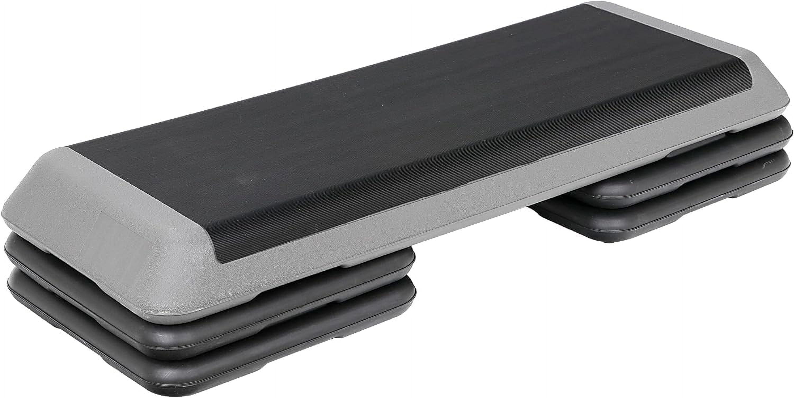 aerobic step platform adjustable with 4 risers for... Vibration Plate GYMAX Adjustable Step Platform Fitness Stepper GYMAX ...