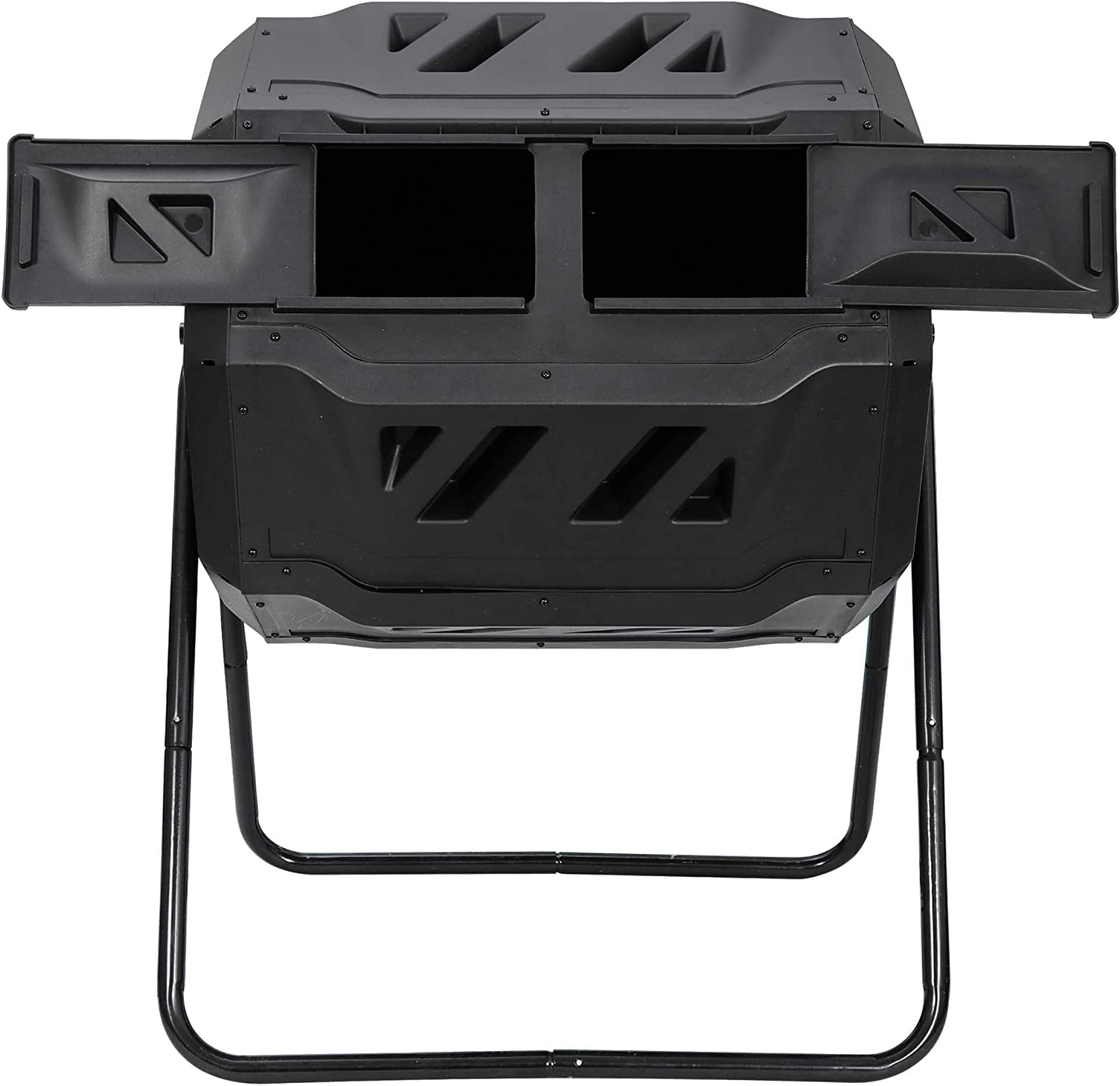 43 Gallon Large Compost Tumbler Bin Dual Chambers Composting Tumbler