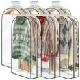thumbnail image 2 of Stockroom Plus 2-Pack Hanging Garment Bags – Gray – 24x20x54in – Suit/Closet Storage With Window 2 of 2
