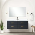 thumbnail image 1 of 43 In. Mirror For Blue 48 Bath Vanity With Quartz Countertop - Soft Close, , Wood Made Single And Included Wood, Panels, 1 of 4