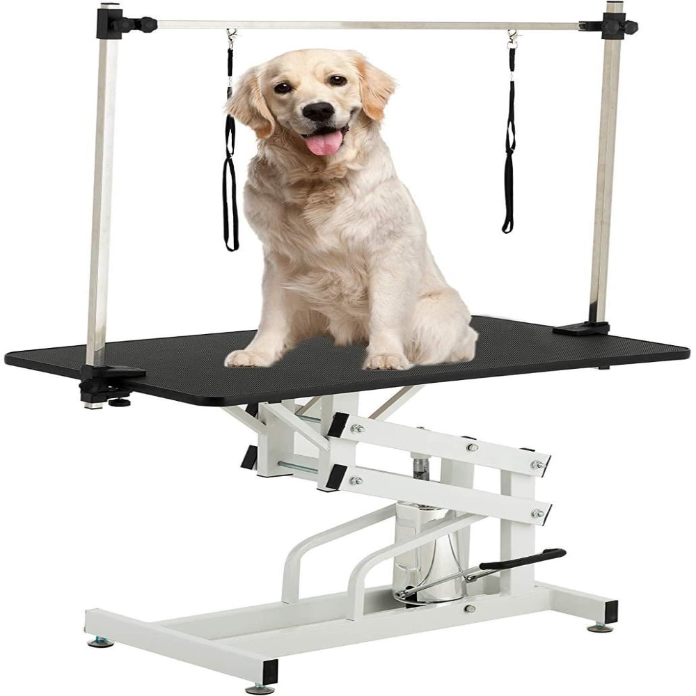 43 Inch Adjustable Heavy Type Hydraulic Pet Dog Grooming Table Upgraded ...