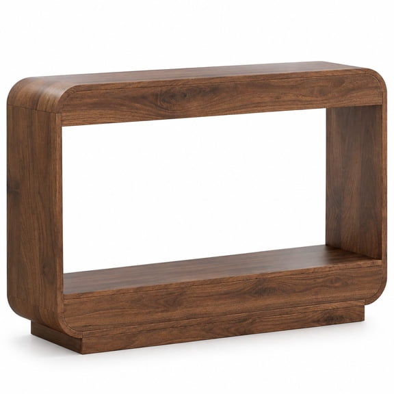 43 Inch Waterfall Console Table for Entryway Hallway - 11.8 Inch Deep Waterfall Profile Supports 150 lbs, Perfect for Hallway, Foyer, Behind Couch or Welcome Area