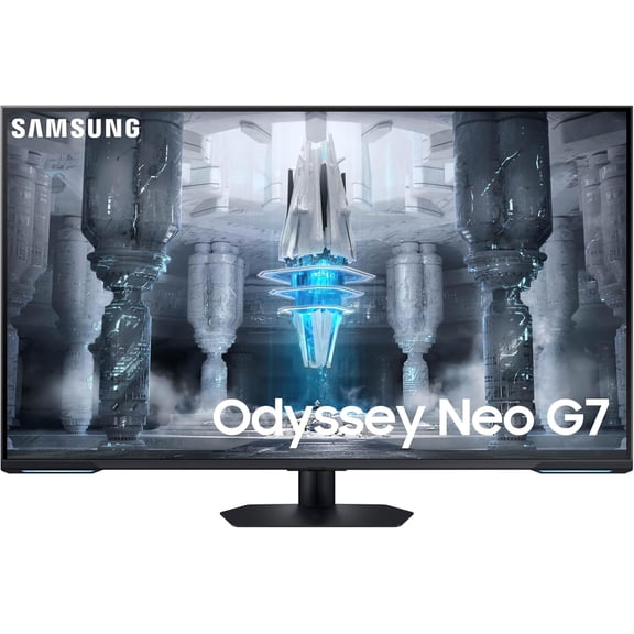 43" Odyssey Neo G7 Series 4K UHD Smart Gaming Monitor, 144Hz, 1ms, VESA Display HDR600, Quantum Matrix Technology, AMD FreeSync Premium Pro, LS43CG702NNXZA, Black