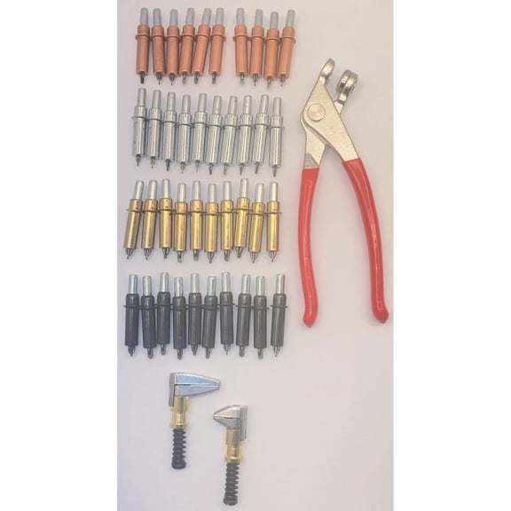 43-Pc Cleco Sheet Metal Kit (1/8", 3/32", 3/16", 5/32") w/ Pliers & Clamps
