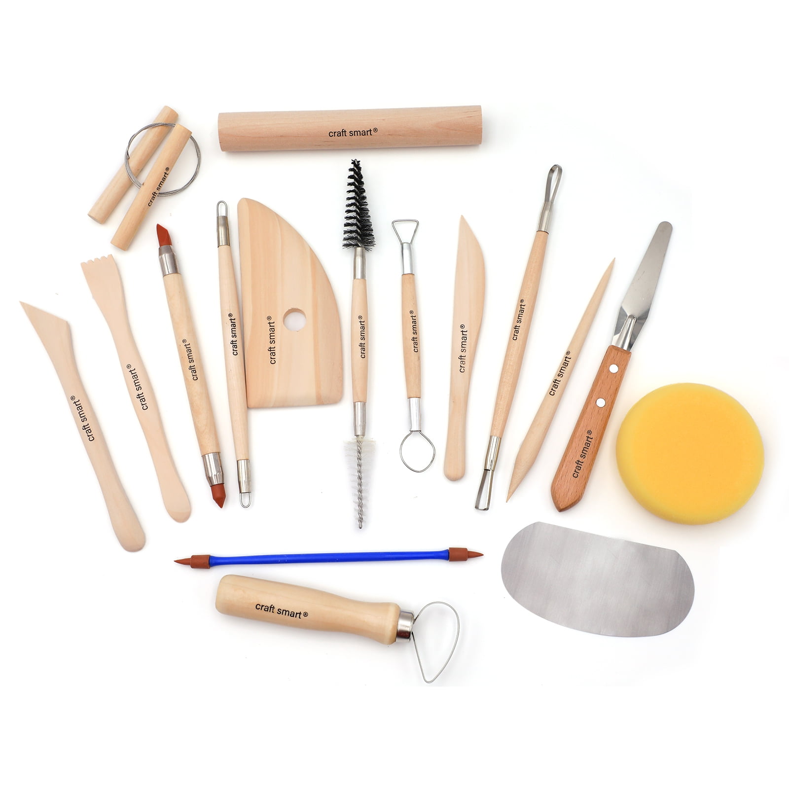 43 Piece Clay Tool Set by Craft Smart® - Walmart.com