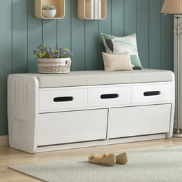 Walmart storage bench with cushion hotsell