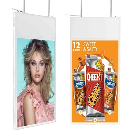 43" Window Digital Signage, 700nits Brightness Window Facing Signage, LCD Single-Sided Window Displays, Indoor Digital Signage With CMS and U-Disk Input Auto ADS Player Android OS