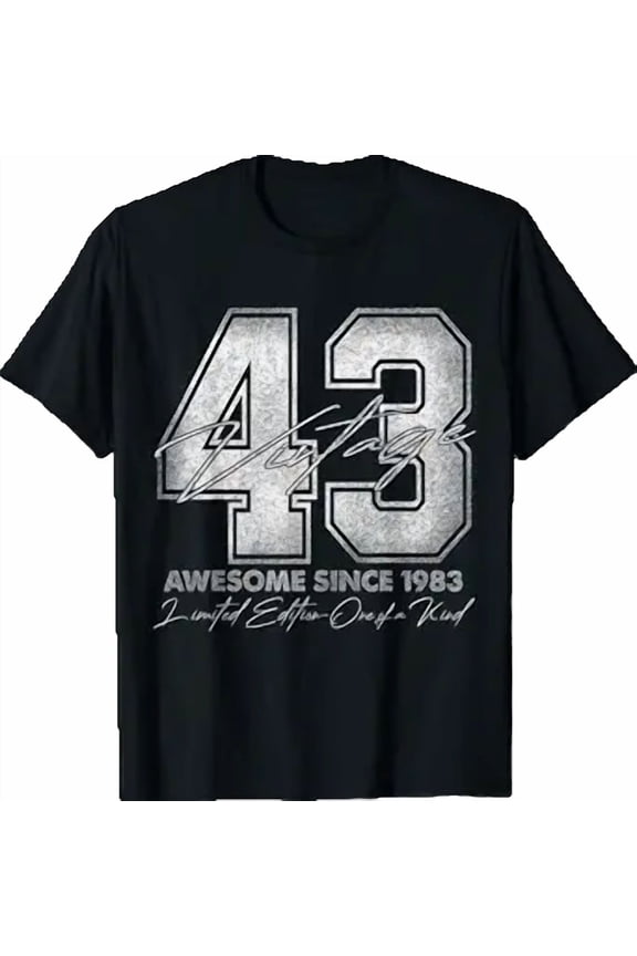 43 Year Old Gifts Vintage 1983 Edition 43rd Birthday T-Shirt