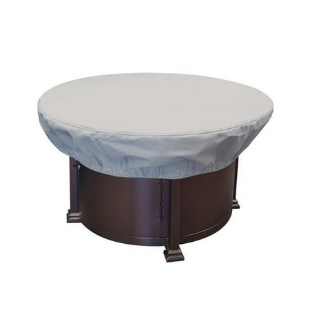 43 in. dia. x 12 in. Protective Color Round Fire Pits & Table Ottoman