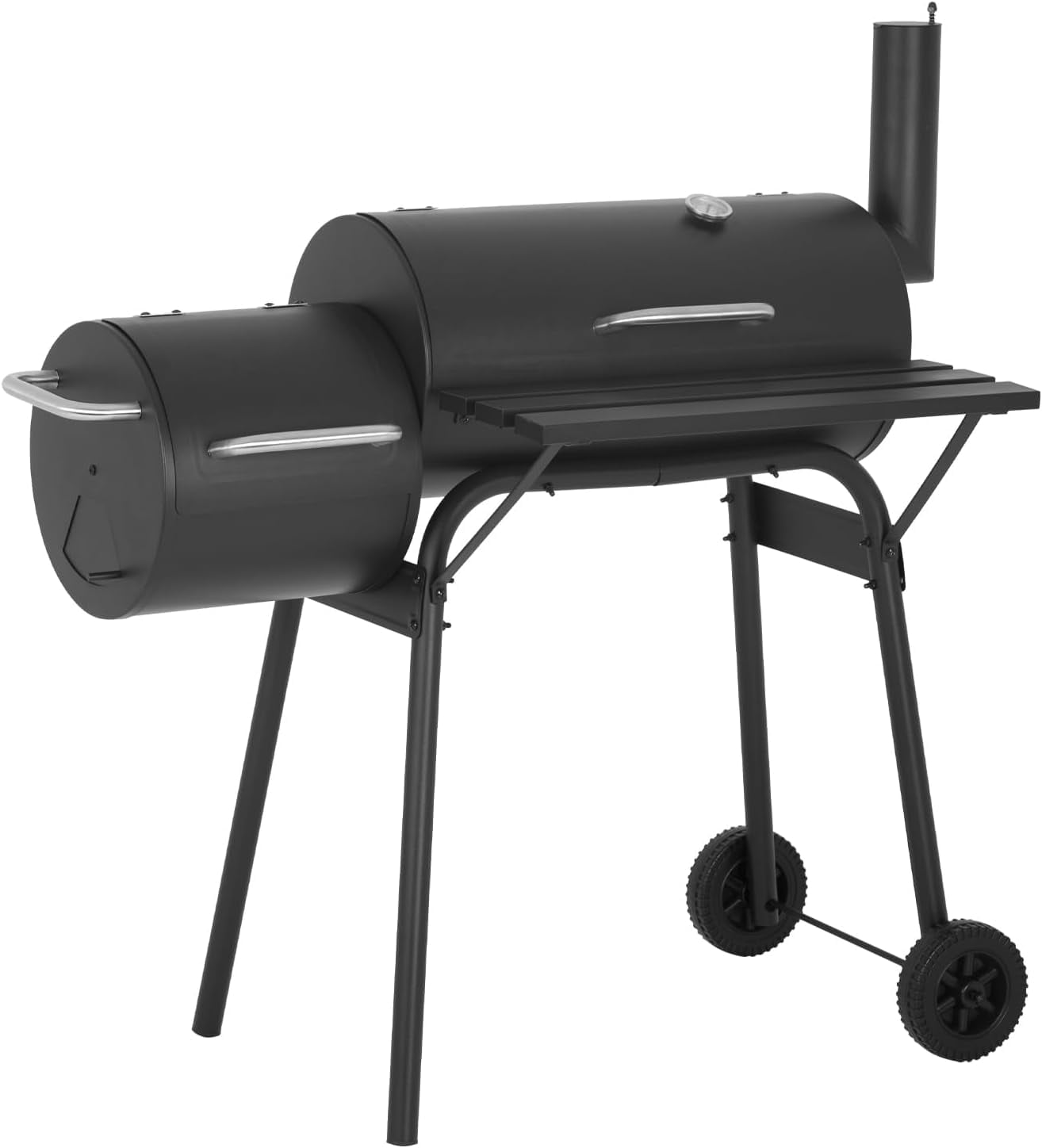 43 inch Charcoal Grills Outdoor BBQ Grill, Portable Grill Camping Barbecue Grill for Patio Backyard Picnic Camping BBQ, Black