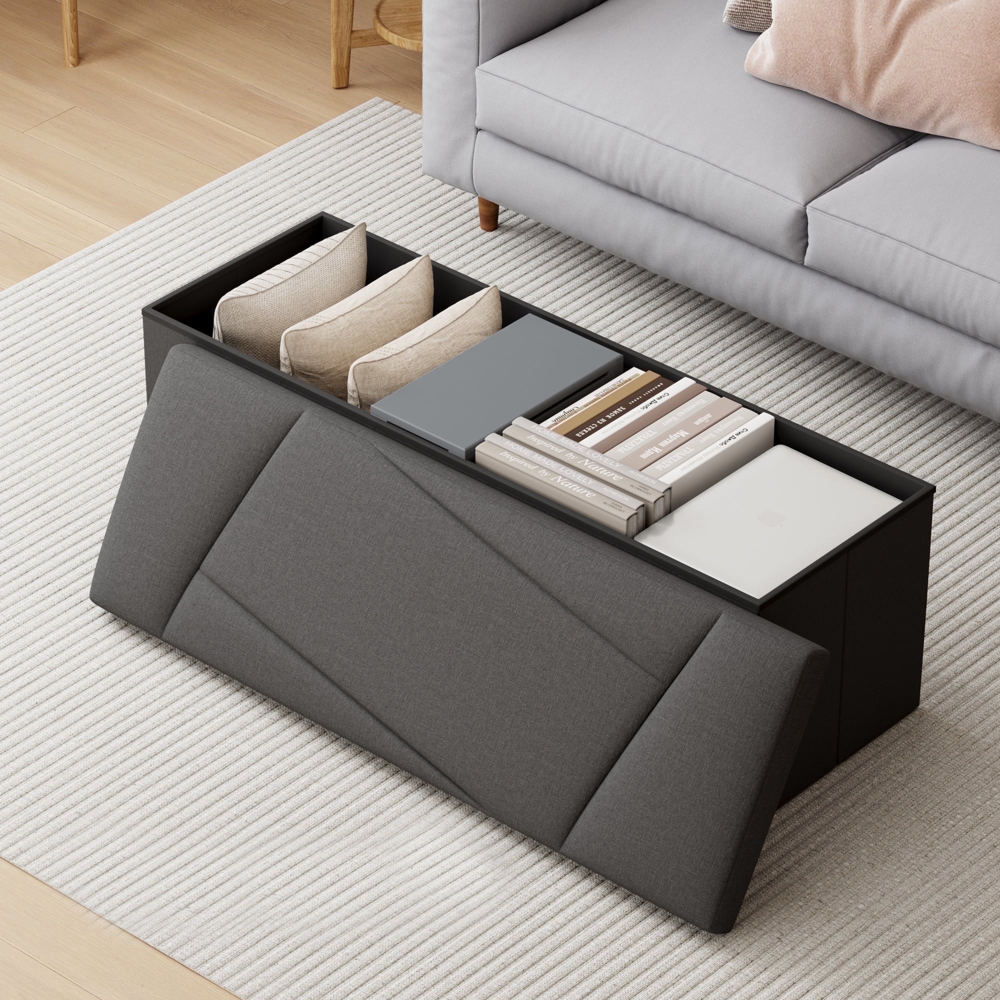 Ottoman with Storage, ZETDIY 43