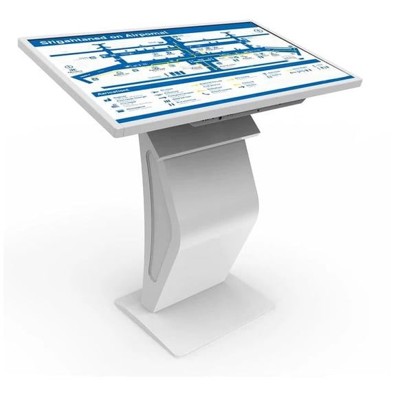 43 inch Touch Screen Kiosk, Windows System(8+128g), K-Style Stand Inquiry Machine, HumanMachine Interaction Smoothly for Mall Navigation/Self-Ordering/Advertising/Retail Store