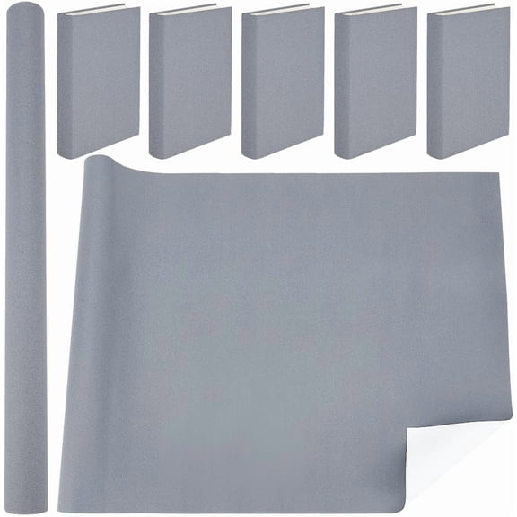43 x 16.5inch Book Cloth for Book Binding Cloth Fabric Surface Paper Backed Bookcover Notebook Wraps Steel Grey Book Covering Protector Bookbinding Scrapbooking for diy making