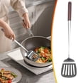 thumbnail image 1 of 430 Stainless Steel Kitchen Utensil Set - Ergonomic Spatula and Spoon Set, Heat-Resistant Frying Pan and Slotted Turner, Dishwasher-Safe Cooking Tool Kit, 8-Piece Non-Scratch Kitchenware, 1 of 7