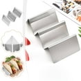 thumbnail image 1 of 430 Stainless Steel Taco Rack Holder, Kitchen Tool for Taco Serving and Baking, 1 of 6