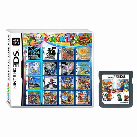 4300 IN 1 DS US Version Game Cartridgewith Exquisite PackagingMulti Video Game Cards
