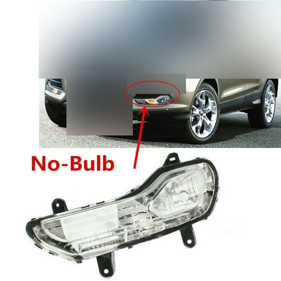4300K 12V Direct Replacement Left Driver Side Headlight Bumper Fog Light For Ford Escape 2013 2014 2015 2016