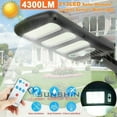 thumbnail image 1 of 4300lm 213LED Outdoor Solar Street Wall Light Sensor PIR Motion LED Lamp&Remote, 1 of 1