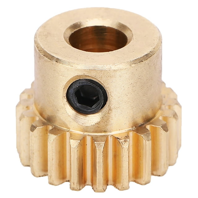 4304?0006?0020 Brass 20 Teeth Gear 6mm Round Hole 0.8 Modulus ...