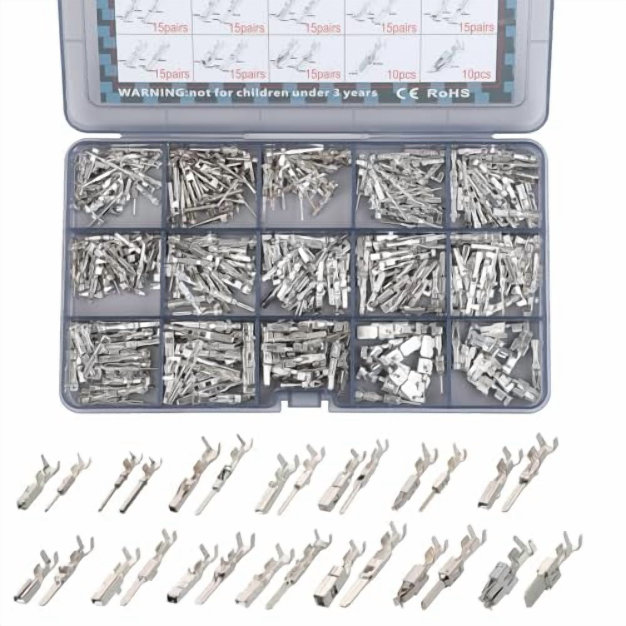 430Pcs 28types Automotive Car Electrical Terminal Pins auto Connectors ...