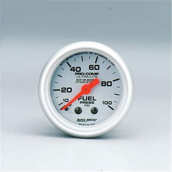 4312 Ultralite 2 In. Fuel Pressure - Silver